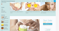 Desktop Screenshot of pigmentationcreams.com